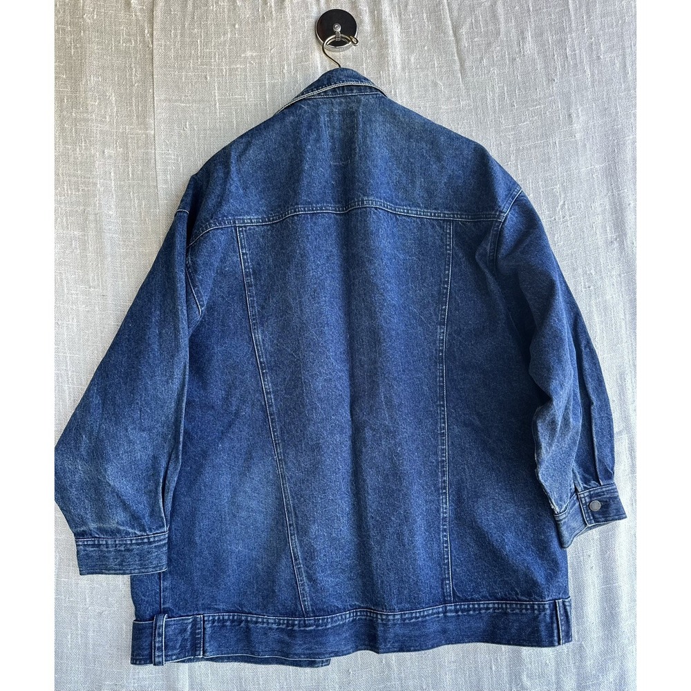 Vintage 90s Denim Jacket Size 2XL Americana Blue Jean Jacket - Picture 2 of 7